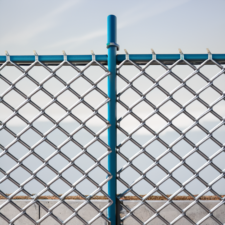 3D Welded Mesh Fence Sample Image