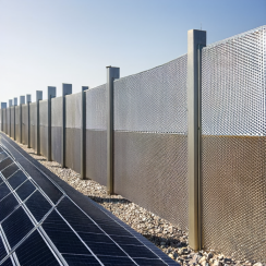 3D Welded Mesh Fence for Solar Farms and Energy Projects