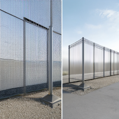 Temporary vs Permanent Use of 3D Welded Mesh Fence